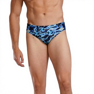 Short de bain triangle imprimé personnalisé pour homme à double boucle, ouverture latérale, taille mi-haute, sexy, pour sports de plein air - Product Image 3