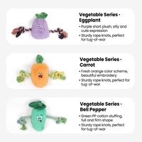 Jouets pour chiens en peluche, design souris, avec son et bruit froissé, en gros, provenant d'un fabricant chinois.