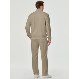 Men's Sweatsuit Tracksuit 2 Piece Set Full Zip Casual <b>Jogging</b> <b>Suits</b> With Jogger Jackets And Pants Warm Up Outfits Breathable - Product Image 4