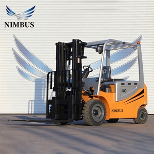 <span class=keywords><strong>Forklift</strong></span> NIMBUS Konfigurasi Tinggi 4 <span class=keywords><strong>Ton</strong></span> Rangka Baja Mangan Tebal Pengangkat Listrik Penuh untuk Penanganan Gudang - Product Image 1