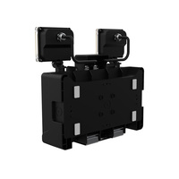 Test manuel - Option de montage en surface - LED d'urgence rechargeable - Double spot - 3H - IP65 - Ra75 - Blanc froid - Installation flexible - Longlux