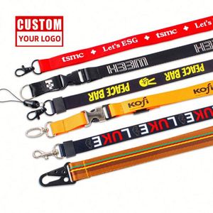 Cheap Custom Bulk Key ID Badge Holder Anime Sublimation Lanyards - Product Image 5