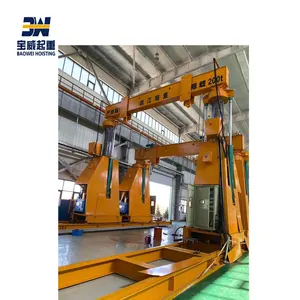 New 90T Telescopic Hydraulic Gantry Crane For Sale For Manufacturing Plants With Core Components Engine Motor PLC Gear Pump