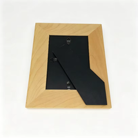 Cadre photo en bois massif de qualité supérieure, paire de supports de bureau pour affichage paysage et portrait, décoration de table pour la maison et le bureau, accessoire d'artisanat pour encadrement photo