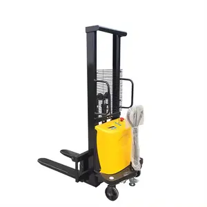 Lift-off Portable semi-elektrik Stacker palet Stacker Walkie Electric Stacker Forklift Truck