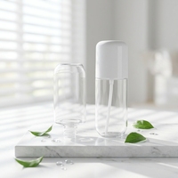 En stock, flacon pulvérisateur à fine brume de 100 ml, flacon en plastique à paroi épaisse portable pour emballage cosmétique