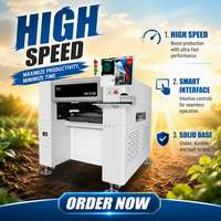 Precio Preferencial Especial: Máquina de Colocación de Componentes SMT de Escritorio, Montadora de Chips LED, 8 Cabezales, 80 Alimentadores, 10 Cámaras