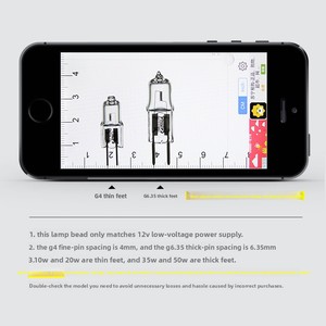 <span class=keywords><strong>Philips</strong></span> G4 G6.35 12V 10W 20W 35W <span class=keywords><strong>50W</strong></span> 30W 60W Ampoule halogène - Product Image 6