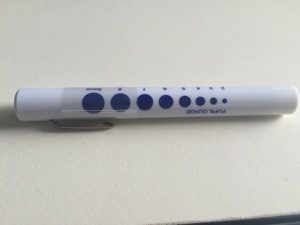 SW-PL01 Oem Plastic Mini Otoscoop Medische Aangepaste Led Penlight Met Pupil Meter - Product Image 3