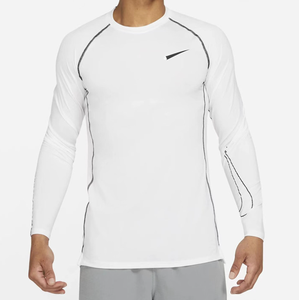 Camiseta Deportiva para Hombre, Absorbente de Humedad, para Correr, Baloncesto, Secado Rápido, Transpirable, Ajustada, <span class=keywords><strong>Manga</strong></span> <span class=keywords><strong>Larga</strong></span>, <span class=keywords><strong>Cuello</strong></span> <span class=keywords><strong>Redondo</strong></span> - Product Image 2