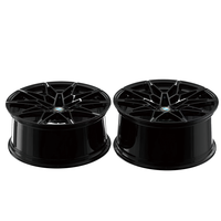 Jantes forgées monobloc 22 pouces 22x9.5 22x10.5 5x112 5x120 Noir brillant Style classique pour BMW F30 E90 F10 E46 Jantes légères