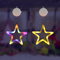 Lumières décoratives de Noël à LED avec des motifs en forme d'étoile, adaptées aux arbres de Noël, aux décorations murales et aux lumières suspendues