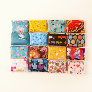 Vietnam Factory Promotion Custom Reusable Cartoon Pattern <b>Folding</b> Shopping <b>Bags</b> Tear Resistant Polyester Nylon Waterproof - Product Image 3
