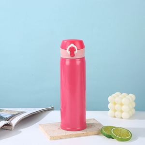 Vaso Pop-Up de 500 ml, Acero Inoxidable, Aislado, Diseño con Tapa Abatible y Bloqueo, para Viajes en Auto, Oficina, Regalo - Product Image 5