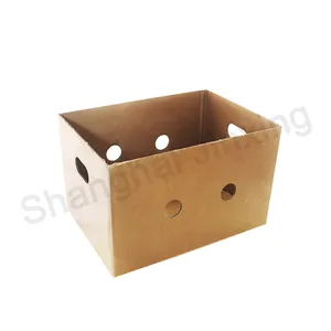 Waterproof Coating Wax Box Corrugated Carton for Vegetables /Meat /Fruit wax box