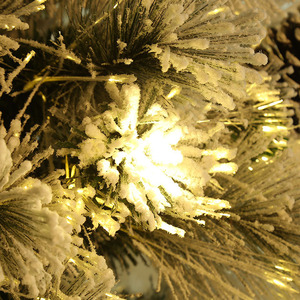 Co-Arts Décorations De Fête De Haute Qualité 8ft Lampara Fibre Optique Vente Géante Flocage Neige Arbre De Noël Arbol De Navidad Arboles - Product Image 4