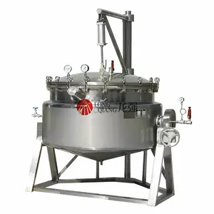 Stainless steel steam jacketed kettle for bone soup
