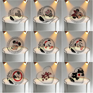 Bracciale in Argento Puro 925 Serie Topolino Minnie Paperino con Ciondoli a Perline Fai da Te - Product Image 2