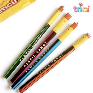 Bonbons <span class=keywords><strong>en</strong></span> forme de crayon, collation rétro amusante avec des cubes de <span class=keywords><strong>sucre</strong></span> colorés, <span class=keywords><strong>emballés</strong></span> individuellement, bonbons nostalgiques pour les fêtes d'enfants - Product Image 5
