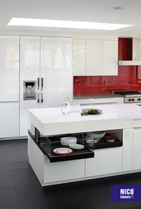 Nicocabinet Úc canberia Tùy Chỉnh Tinh Chế Nhân Tạo Thạch Anh Tủ Bếp Không Có Moq Có Sẵn Bằng Đá Cẩm Thạch Laminate Nhựa - Product Image 4