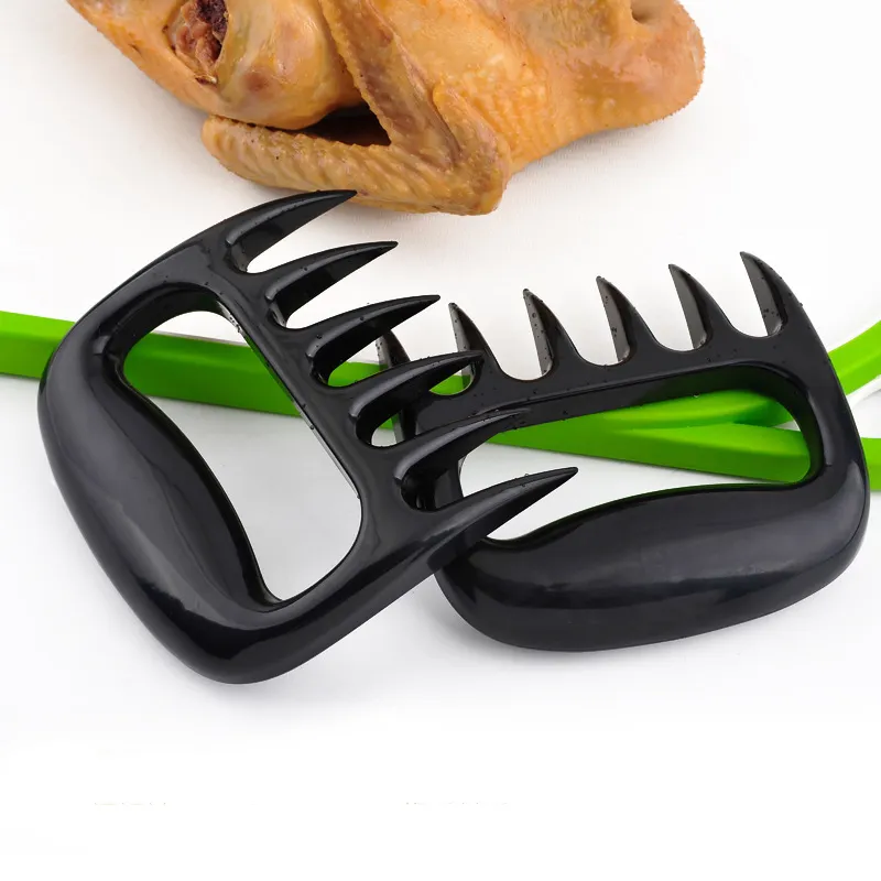 引っ張られたポークチキンビーフキッチンツールを細断するための2個の滑り止めプラスチック肉爪