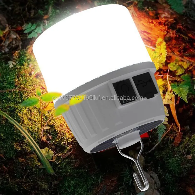 Lite new Portable Camping solar Lights Outdoor Tent Fishing Hiking Emergency Rechargeable lighting Power Bank Function