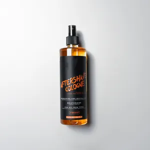 Private Label 400ml Natural Após A Barbear Colônia Homem Fragrância Água AfterShear loção Spray Para O Cuidado Dos Homens De Barbear