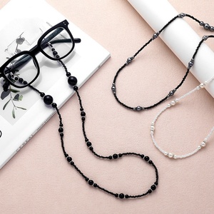 Cadena de cuentas para <span class=keywords><strong>gafas</strong></span> de <span class=keywords><strong>mujer</strong></span>, correa para colgar mascarillas, collar hecho a mano, accesorios para <span class=keywords><strong>gafas</strong></span> de sol, joyería de moda - Product Image 1