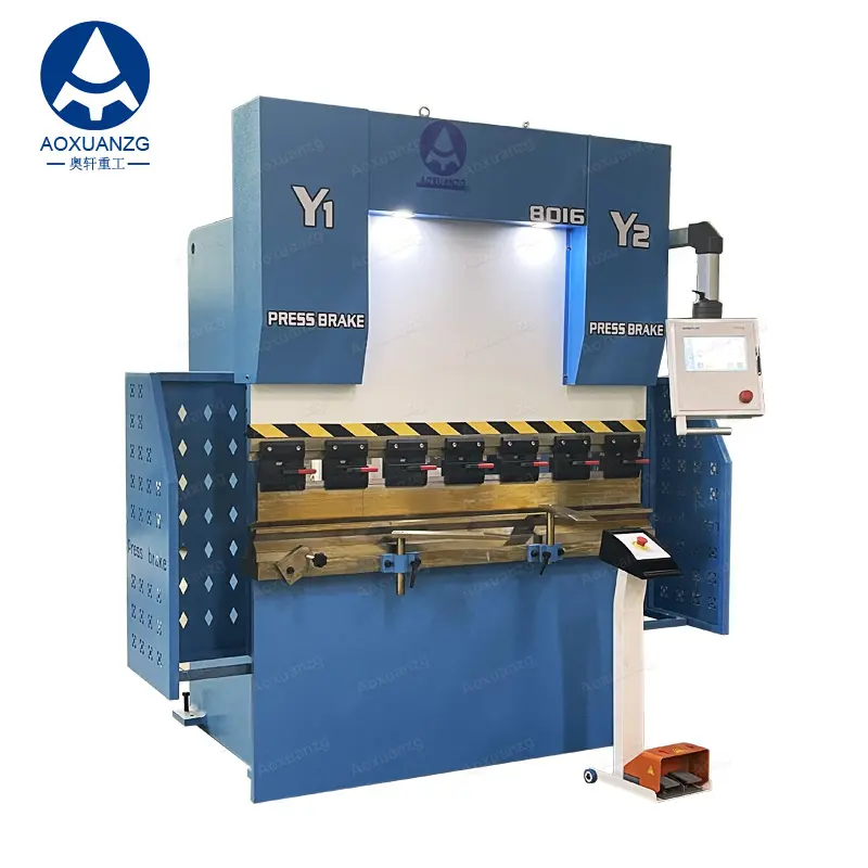 Economical TP10S 80T/1600 Sheet Plate Bending Machine Small CNC Hydraulic Press Brake Price