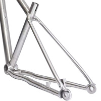 Cadre de VTT M5 en titane 29er avec axe traversant UDH, câblage interne, fournisseur d'usine de vélos OEM en gros, Chine