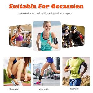 Support de téléphone en nylon pour bras d'exercice trou d'écouteur support de téléphone étanche bras d'entraînement pour téléphone sur les courses vélo voyage - Product Image 2
