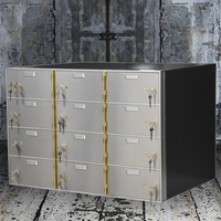 Hochwertiger Safe aus Edelstahl mit Schlüssels chloss Bank Vault Locker für sichere Aufbewahrung