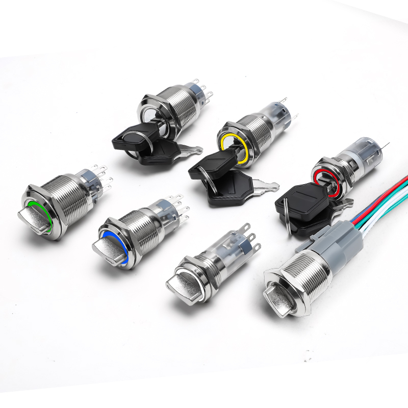 16mm 19mm 22mm Metal Rotary Selector