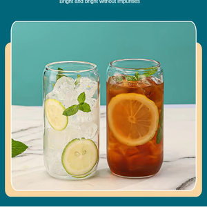 Gobelet à paille Coca-Cola créatif avec couvercle en bambou - Verre borosilicate transparent, idéal pour les enfants comme cadeau et pour la consommation quotidienne - Product Image 4