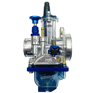 Convient pour carburateur de moto modifié PWK 24 26 28 30 32 34 mm, type à vibrations, transparent, bleu, couvercle inférieur - Product Image 4