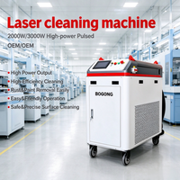 Machine de nettoyage au laser 2000W, nettoyeur laser à impulsions avec source JPT pour une élimination facile de la rouille et de la peinture