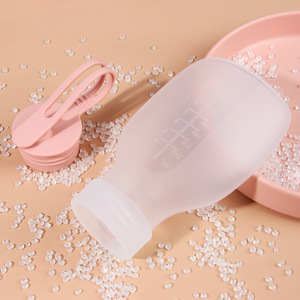 Bouteilles de stockage de lait maternel en silicone 240 ml sans BPA hermétiques pour lait infantile et lait maternel 0-12 mois - Product Image 2