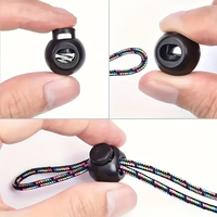 Kunststoff-Kordelstopper 8mm Federbelastet für Zugschnurbeutel Maßgefertigte Kunststoff-Federkordelstopper Hochbelastbare Kordelverschlüsse