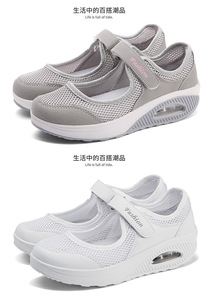 Nuevas zapatillas informales para <span class=keywords><strong>mujer</strong></span>, gran oferta de verano, <span class=keywords><strong>zapatos</strong></span> de <span class=keywords><strong>mujer</strong></span> con amortiguación de aire, calzado femenino de malla transpirable de talla grande - Product Image 6