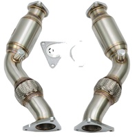 Cocok untuk 370Z G37 VQ37HR VQ35HR Pipa Knalpot Bawah Cocok untuk 350Z Q50 Q60 PIPA KNALPOT STAINLESS STEEL VQ37HR VQ35HR Cats