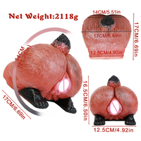 GEEBA Masturbateur animal fétiche Animal Renard Butt Silicone Fantasy Masturbateur masculin Pocket Penis Stroker Onahole Channel Sex Toy