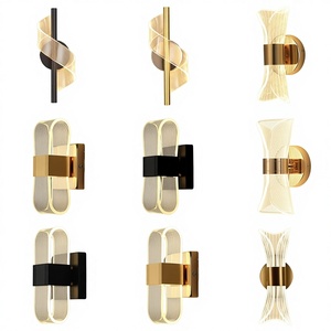 LED Aluminum Wall <b>Sconces</b> Acrylic Lamp Body for Living Room Bedroom Hotel or Restaurant Wall Mount <b>Lighting</b> - Product Image 5