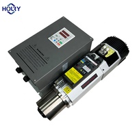 Holy ATC 9KW moteur broche 24000 tr/min 220v 380v Iso30 4.5kw 6kw 9kw 12kw moteur de broche pour CNC routeur Machine travail du bois