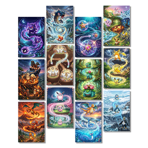YZ Scatole Cieche <span class=keywords><strong>di</strong></span> Alta Qualità Eif Baby <span class=keywords><strong>Pikachu</strong></span> Eevee Gengar Pokemoned Wandering Gallery Pannello Artistico in Acrilico Booster Box Gioco da Tavolo - Product Image 3