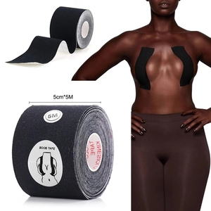 Invisible Skin Colour Lift Up Breast For Woman Lifting Boobs 5*5cm Nipple Cover With Box Packaging Brown Roll Boob Tape