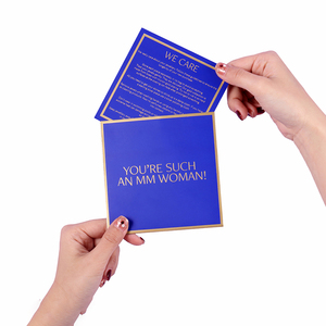 Carte de visite de remerciement avec insertion en papier bon marché de haute qualité personnalisée avec son propre logo - Product Image 1