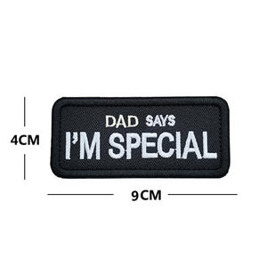 Köpek etiket ben özel çevre dostu Denim işlemeli kanca ve döngü dikdörtgen yama giysi kullanımı rozeti - Product Image 3