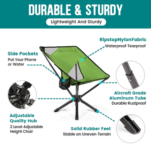 Silla Plegable Moderna de Aluminio y Malla Transpirable, sin Brazos, Portátil, para Picnic, Playa, Camping, Sala de Estar, Gimnasio, Hotel - Product Image 3