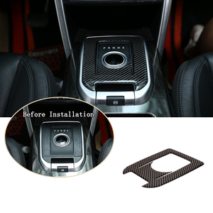 Kits d'accessoires d'intérieur de voiture en fibre de carbone souple autocollant d'habillage pour Land Rover <span class=keywords><strong>Discovery</strong></span> <span class=keywords><strong>Sport</strong></span> 2015-2019 - Product Image 5