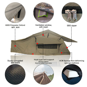 4x4 tout-terrain Offre Spéciale haute qualité universel Camping Car <span class=keywords><strong>tente</strong></span> <span class=keywords><strong>de</strong></span> <span class=keywords><strong>toit</strong></span> pour Jeep Ford Toyota Nissan Mitsubishi Dodge - Product Image 6